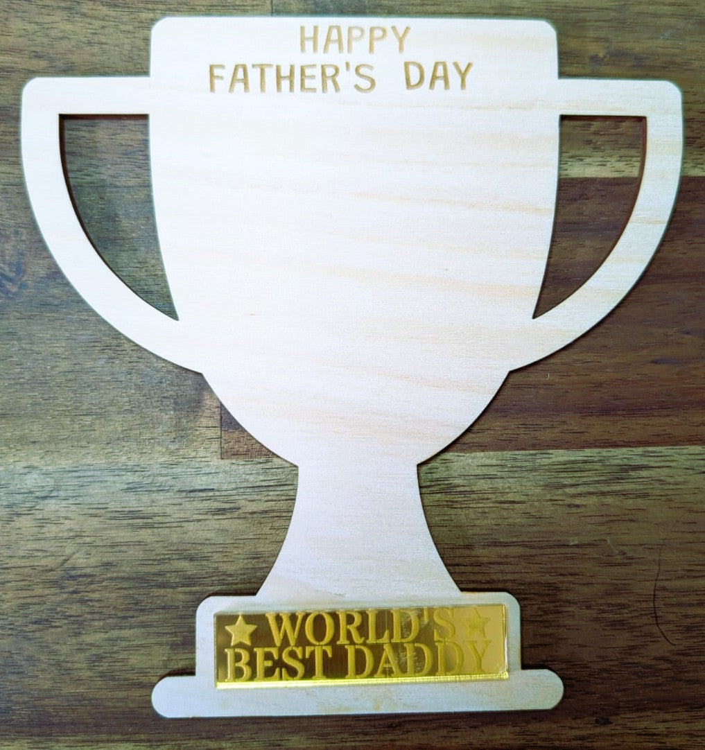 world Best daddy cup- DIY children's craft