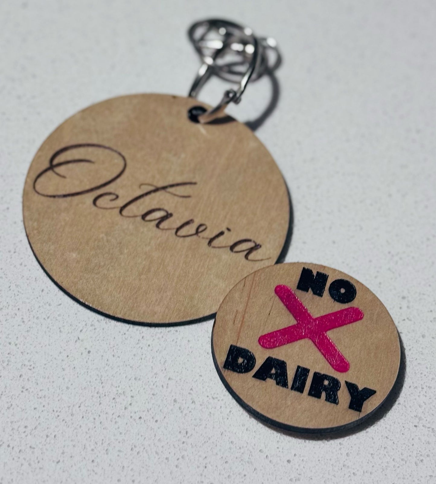 Allergy Alert Keychains & Badges